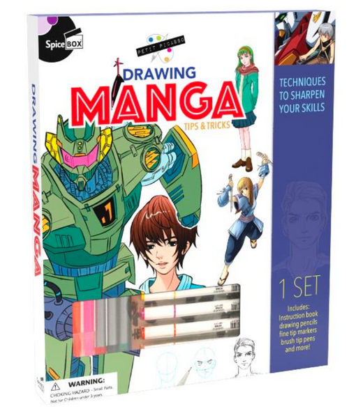 Drawing Manga: Tips & Tricks Kit for kids